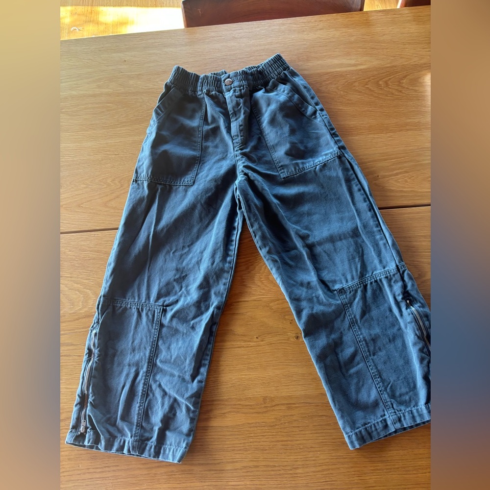 Zara Charcoal Elastic Waist Pants